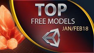 Top Free Unity Assets - Models - January 2018