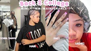 My $150 Maintenance/Prep for College| nails, lashes, hair, shopping!