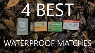 4 Best Waterproof Match Brands of 2018! (TEST)