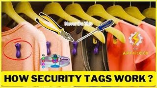 Why these plastic security tags are hard to remove. How to remove plastic security tags at home