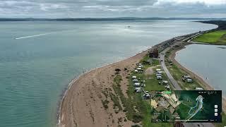 Calshot Beach & Castle - Drone Footage (with flight log)