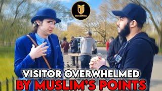 Visitor's Strange Claims Are Demolished By Muslim | Muhammed Ali | Speakers Corner