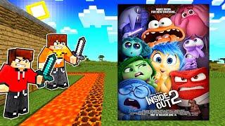 Inside Out 2 vs TAJNA BAZA w Minecraft! (W głowie się nie mieści 2)