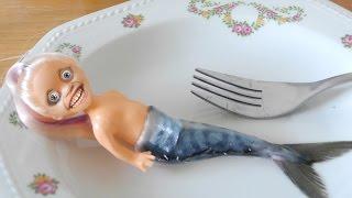 Eating a LIVING MERMAID!!                                                   ASMR eating sounds