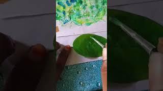 LEAF NAME ART# COMMENT your name I will try# art#name art# paint# youtube shorts#tending#