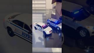 Greenlight police cars with working LED lights! ￼#police #diecast #toycars #cops #policeinterceptor