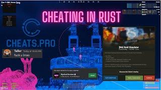 HARD CHEATING IN RUST WITH //CHEATS.PRO// (FT.MYSTICALSERVICES)