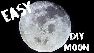 How to Paint a Realistic Moon | Easy Beginner Tutorial + Oil Painting Hoodie Skit