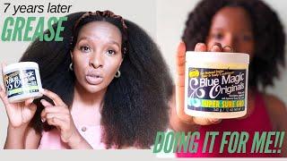 7 years of Using Blue magic grease on my natural hair for Hair growth |YOU SHOULD TRY IT!!