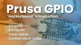 Prusa GPIO "Hackerboard" introduction