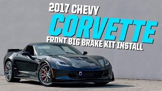 How to Install a Wilwood 6 Piston Front Big Brake Kit on a C7 Corvette