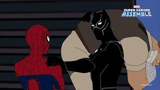 Spider-Man se une a Black Panther en Avengers Assemble