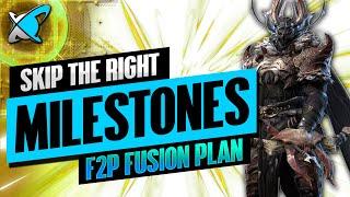 SKIP THE RIGHT MILESTONES | Ruel The Huntmaster Fusion Plan | BGE's Guides | RAID: Shadow Legends