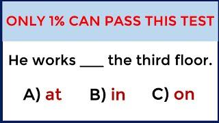 Mixed English Grammar Test: If you score over 96% on this quiz, your English is GREAT!