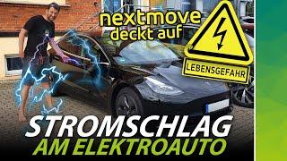 Stromschlag am E-Auto - die verdeckte Gefahr!