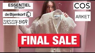 FINAL SALE | DE BIJENKORF | COS | ESSENTIEL ANTWERP |