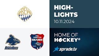 10.11.2024 - Highlights - ESC Riverrats Geretsried vs. ESC Kempten