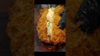 Famous Cheese pork cutlet with 35 million views on YouTube! / Korean street food #shorts #porkcutlet