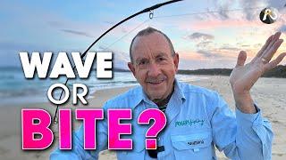 How You Detect a BITE & Hook the Fish! Beach Fishing Basics 