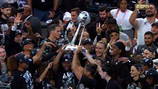 Full New York Liberty WNBA Championship Trophy Presentation