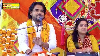 5 मिनट का ढोला #सरमन_बाबू की तर्ज में anshu_shastri जी सुपरस्टार लक्ष्मी शास्त्री की भागवत कथा में