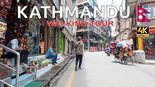 Kathmandu Thamel-Rundgang. Virtuelle Reise durch Nepal. 4K UHD