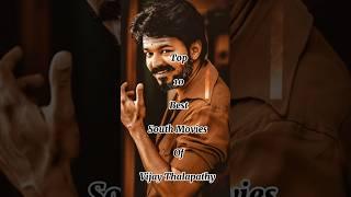 TOP 10 best south indian movies of vijay thalapathy #leo #goat #master #beast #varisu #mersal #theri