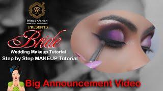 Muslim bride | Wedding Makeup Tutorial | Big Announcement @pkmakeupstudio