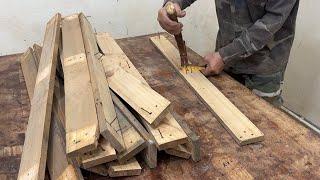 Amazing Perfect Old Pallet Wood Recycling Project - Turn Two Forgotten Pallets Into Smart Toolboxes