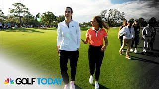 Caitlin Clark talks playing with Nelly Korda, soaking in her first golf tournament | Golf Channel