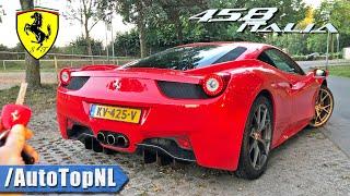 FERRARI 458 Italia *CUSTOM HEADERS* REVIEW by AutoTopNL