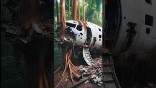 Amazing Airplane and Mysterious Jungle - A Calming Nature Trip #nature #shorts #trip #forest #horror