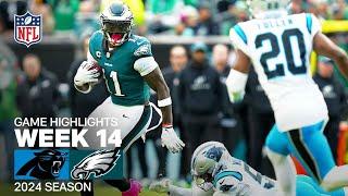 Carolina Panthers vs. Philadelphia Eagles | 2024 Week 14 Game Highlights