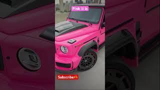 Pink Mercedes G Wagon #mercedes #gwagon #pink #cars #shorts