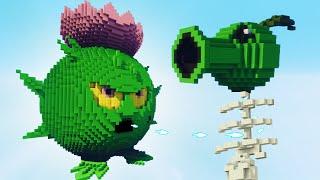 Minecraft vs PvZ – HOMING THISTLE | PERFUME SHROOM | PRIMAL POTATO MINE