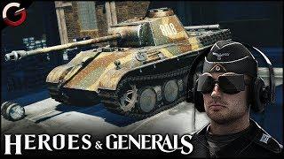 PANTHER TANK!  Powerful German Medium Tank in Action | Heroes & Generals Gameplay