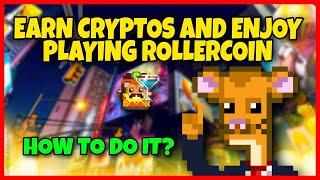 EARN CRYPTOS AND ENJOY PLAYING ROLLERCOIN, HOW TO DO IT?