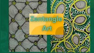 Zentangle Art | Zentangle Patterns | Easy Zentangle Art | Doodle Art Easy | The Chosen Ones #art