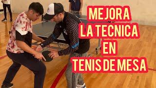 Correcciones Técnicas en TENIS DE MESA