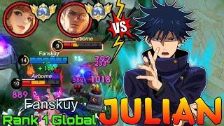 No.1 Julian VS Top Global Guinevere & Natan - Top 1 Global Julian by Fanskuy - Mobile Legends