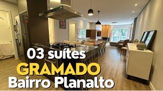 Apartamento de 3 suítes mobiliado e decorado para venda em Gramado/RS