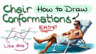 How to Draw Chair Conformations | Easy 3-Step Guide