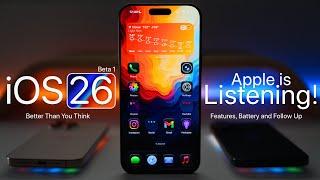 iOS 26 - Apple Is Listening!