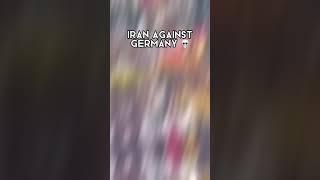 Iran Fans did what against Germany ..