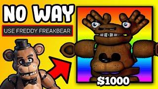 AI FREDDY FAZBEAR CHOOSES MY UNITS... (Five Nights TD)