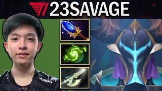 T1.23SAVAGE RAZOR WITH 22 KILLS - DOTA 2 7.30 GAMEPLAY