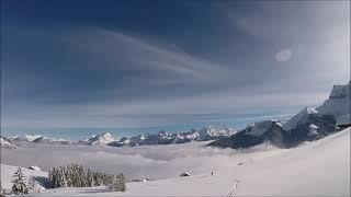 ski de randonnée Le Bois - Savolaire, Morgins, Region Dents du Midi, Valais, Suisse, 16-01-2021