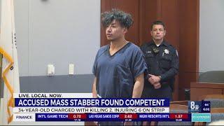 2 years after mass stabbing on Las Vegas Strip, judge finds suspect competent for trial