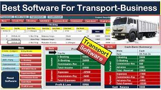 Transport Software in Excel | Download Transport Software | Transport Accounting Software |