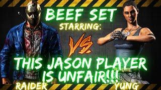 BEEF SET ft. Yungmonster vs Raider | THIS JASON PLAYER IS UNFAIR!!! 